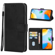 Etui i futerały do telefonów - Pokrowiec König Design kompatybilny z etui na telefon komórkowy Xiaomi Redmi 10C ze skóry syntetycznej - Etui na telefon komórkowy czarne - miniaturka - grafika 1