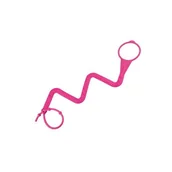 Kubki dla dzieci - CupCatcher Wygodny uchwyt na kubek do wózka różowy - miniaturka - grafika 1