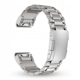 TYTANOWA BRANSOLETA DO GARMIN FENIX 5 6 7 8 E PRO SOLAR INSTINCT QUCIKFIT - Akcesoria do smartwatchy - miniaturka - grafika 1