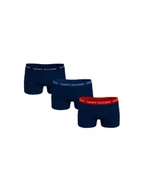 Majtki męskie - TOMMY HILFIGER BOKSERKI MĘSKIE 3 PARY TRUNK WB NAVY UM0UM02324 0V4 S - miniaturka - grafika 1