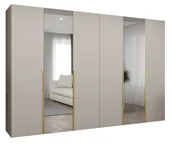 Szafy - Szafa uchylna otwierana ALICANTE 2 300 wys. 202 cm Kaszmir + u. Złoty - miniaturka - grafika 1