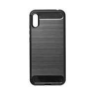 Etui i futerały do telefonów - Forcell Futerał CARBON do HUAWEI Y6 2019 czarny - miniaturka - grafika 1