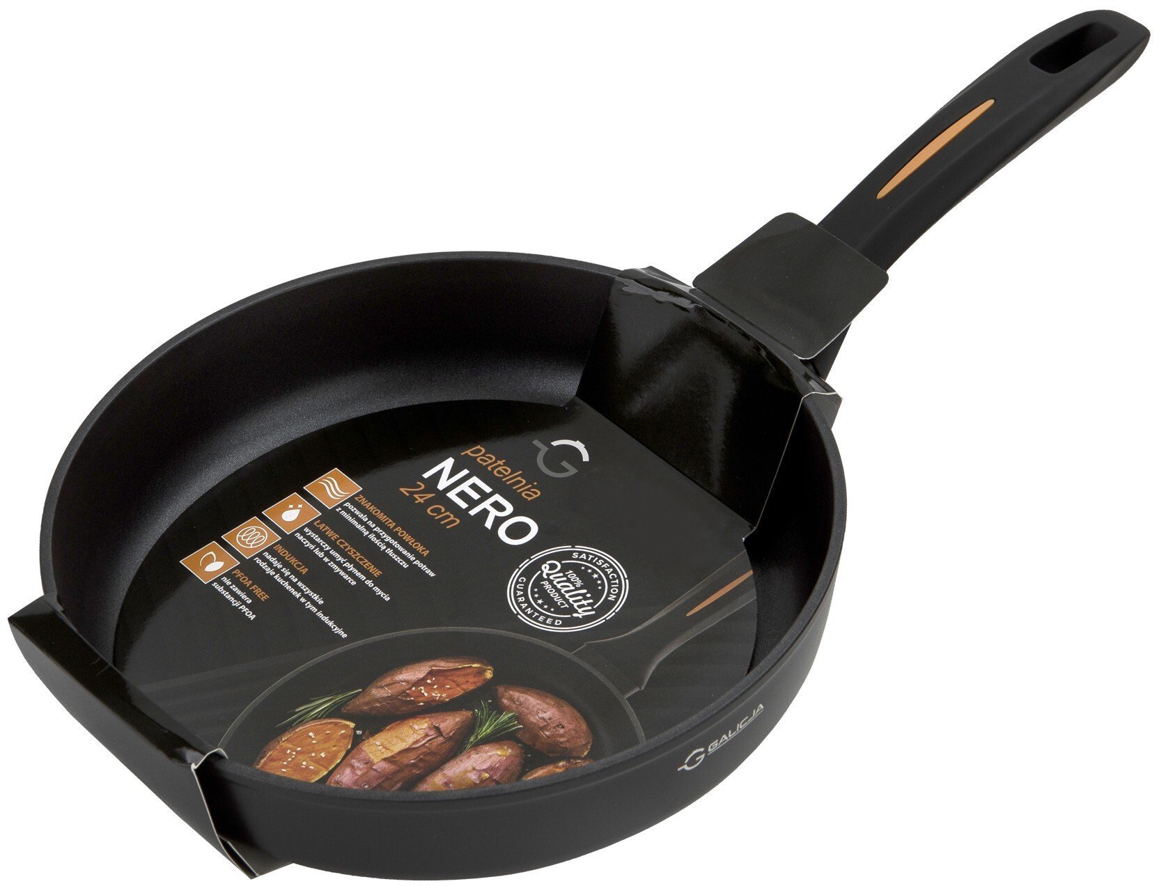 Patelnia 24 cm Nero Galicja 16395