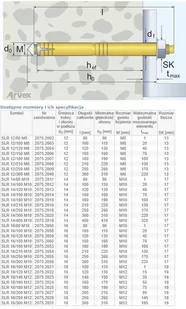 KOŁEK STALOWY 16*80/M10 2075.2050 - Kotwy - miniaturka - grafika 2