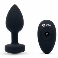 Wibratory analne - b-Vibe b-Vibe Vibrating Jewel Plug M/L Black Diamond - miniaturka - grafika 1