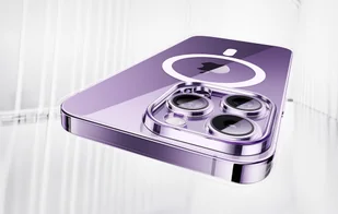 Magnetyczne Etui na telefon iPhone 15 Plus Baseus OS-Lucent Series (Przezroczysty) - Etui i futerały do telefonów - miniaturka - grafika 7