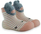 Buty dla dziewczynek - Lekkie Niechodki dla dzieci 002P027 Różowe - miniaturka - grafika 1