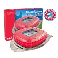 Puzzle - Stadion piłkarski ALLIANZ ARENA - Bayern Monachium FC - Puzzle 3D 119 elementów - model klubowy - miniaturka - grafika 1