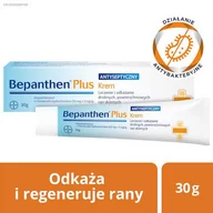 Kremy dla dzieci - Bayer Bepanthen Plus krem regeneracyjny 30g - miniaturka - grafika 1