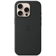 Etui i futerały do telefonów - Silikonowe etui z MagSafe APPLE do iPhone 16 Pro Czarny MYYJ3ZM/A - miniaturka - grafika 1