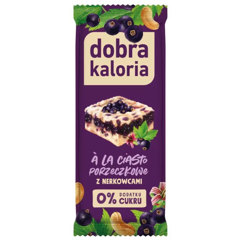 Baton z Nerkowców A`la Ciasto Porzeczkowe Dobra Kaloria, 35g