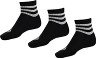 Skarpety termoaktywne - Adidas Skarpety adidas 3-Stripes Cushioned Sportswear Mid-Cut Socks 3 Pairs czarne IC1317 40-42 - miniaturka - grafika 1