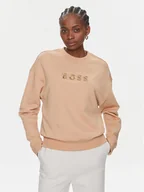 Bluzy damskie - Boss Bluza Econa 50508499 Beżowy Relaxed Fit - miniaturka - grafika 1