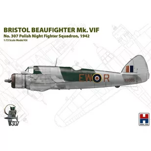 Beaufighter Mk. VIF 307 Polish Squadron 1:72 Hobby 2000 72003 - Modele do sklejania - miniaturka - grafika 1