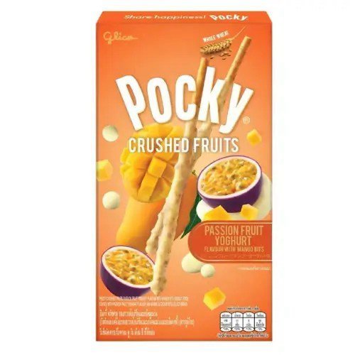 Pocky Crushed Fruits Passion Fruit Mango Yoghurt 38g