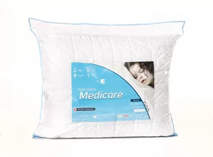 Poduszka antyalergiczna 70x80 Medicare 100% Microfibra biała zapinana na zamek AMW - Poduszki - miniaturka - grafika 1