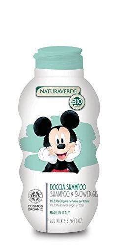 Disney Baby BIO Organic Cosmos Bio Mickey szampon i żel pod prysznic, 200 ml