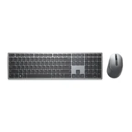 Zestawy myszka + klawiatura - DELL KM7321W klawiatura Dołączona myszka RF Wireless + Bluetooth QZERTY Ukraiński Szary, Tytan - miniaturka - grafika 1