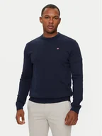 Swetry męskie - Napapijri Sweter Droz NP0A4I2G Granatowy Regular Fit - miniaturka - grafika 1