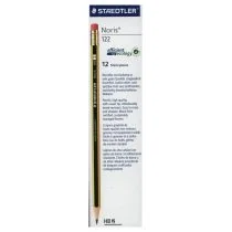 Staedtler Ołówek Noris 122 HB 2 z gumką 12 sztuk - Przybory szkolne - miniaturka - grafika 2