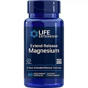 LIFE EXTENSION LIFE EXTENSION Extend-Release Magnesium 60vegcaps - Witaminy i minerały dla sportowców - miniaturka - grafika 3