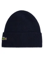 Czapki damskie - Lacoste Zestaw Szalik i Czapka RB5385 Granatowy - miniaturka - grafika 1