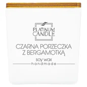 Świece - Świeca sojowa zapachowa CZARNA PORZECZKA Z BERGAMOTKĄ 220g - miniaturka - grafika 1