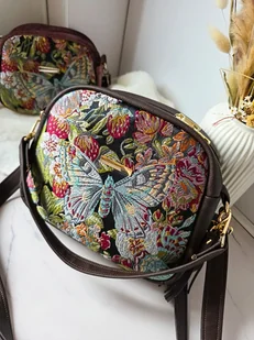 Torebka Box Ada Żakardowy Motyl - Torebki damskie Torebka Box Ada Żakardowy Motyl - Torebki damskie - miniaturka - grafika 1