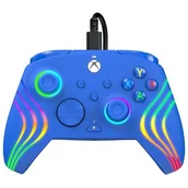Kontrolery gier na PC - Kontroler PDP Afterglow Wave Xbox S/X/One/PC Niebieski - miniaturka - grafika 1