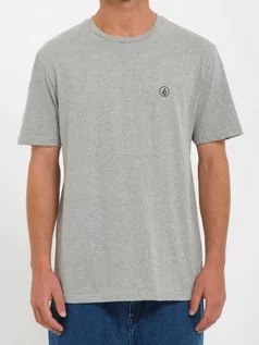 Koszulki dla chłopców - Volcom Circle Blanks HEATHER GREY koszulka męska - M - grafika 1