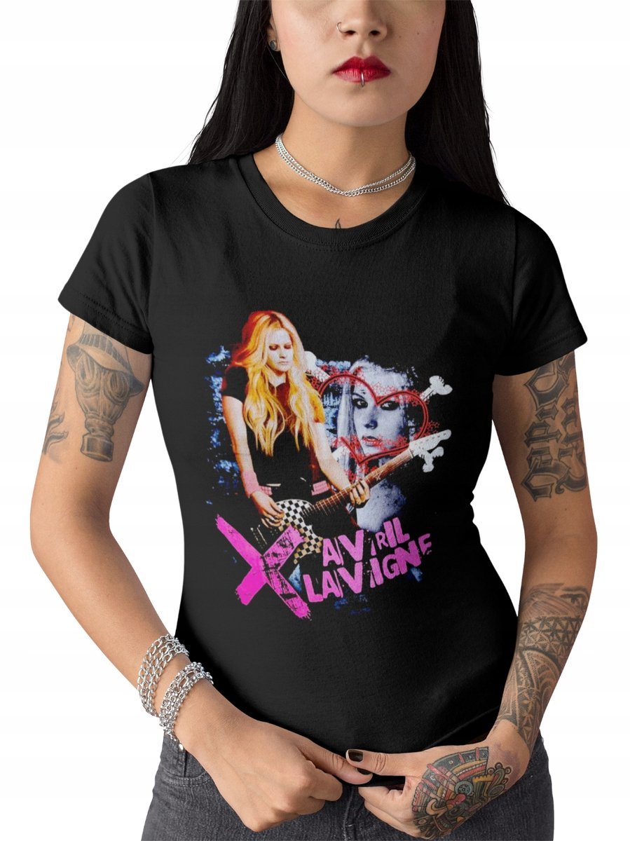 AVRIL LAVIGNE T-Shirt Koszulka Damska 4 WZORY M