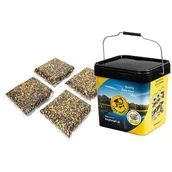 Zanęty - Zanęta CARP TARGET Mix ziaren Orzech Tygrysi Konopia Rzepik (12 kg) + Wiadro 17 l - miniaturka - grafika 1