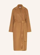 Płaszcze damskie - Tommy Hilfiger Płaszcz beige - miniaturka - grafika 1