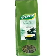 Herbata - DENNREE (dżemy, miody, herbaty) DENNREE dżemy miody herbaty) HERBATA ZIELONA GUNPOWDER LIŚCIASTA BIO 100 g DENNREE 4021851481325 - miniaturka - grafika 1