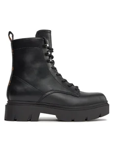 Guess Trapery Ramsay FL8RMY ELE10 Czarny - Botki damskie - miniaturka - grafika 1
