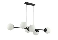 Lampy sufitowe - Bali lampa wisząca 6xE27 czarna - miniaturka - grafika 1