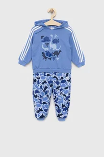 adidas dres niemowlęcy kolor niebieski - Komplety dla niemowląt - miniaturka - grafika 1