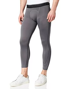 Nike Męskie legginsy M NP DF 3QT, Iron Grey/Black/Black, L - Legginsy - miniaturka - grafika 1