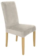 Pokrowce na meble - Pokrowiec na krzesło welur popiel elastyczny [21we] - miniaturka - grafika 1