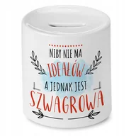 Skarbonki - Skarbonka Dla Babci na Dzień Babci na Prezent z Nadrukiem ze Zdjęciem + Opakowanie na prezent (wzór 01) - miniaturka - grafika 1