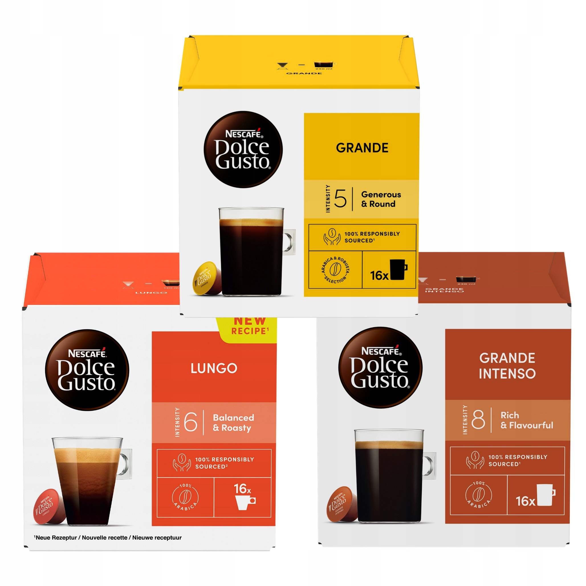 Nescafe Dolce Gusto Kapsułki Grande Lungo 3x 16szt