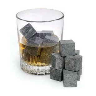 Kamienne kostki do drinków z woreczkiem - Pozostałe akcesoria barmańskie - miniaturka - grafika 1