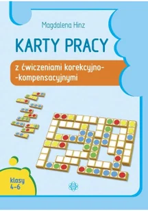 Karty pracy z ćwiczeniami korekcyjno-kompensacyjnymi 4-6 Magdalena Hinz - Książki edukacyjne - miniaturka - grafika 3