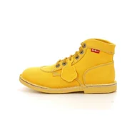 Botki damskie - Kickers Damskie botki Kicklegend żółte, 42 EU, żółty, 42 EU - miniaturka - grafika 1