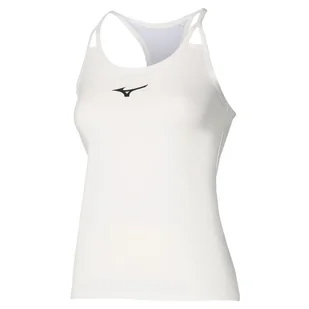 Damski podkoszulek Mizuno  Printed Tank White L - Koszulki sportowe damskie - miniaturka - grafika 1