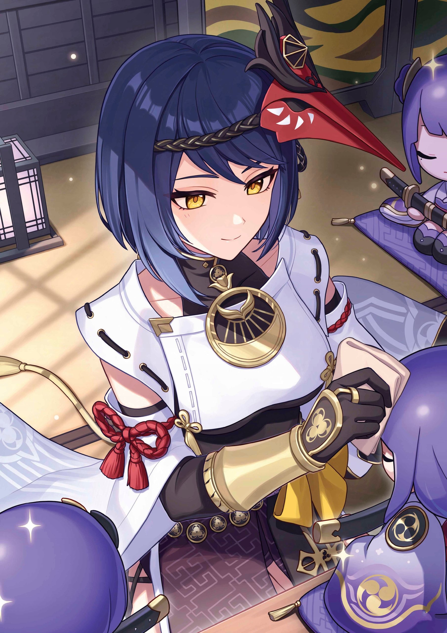 Plakat A3 Genshin Impact Anime Gra Kujou Sara