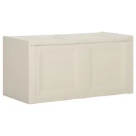 Pudełka i szkatułki - vidaXL Skrzynia na poduszki, kremowa, 86x40x42 cm, 85 L vidaXL - miniaturka - grafika 1