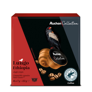 Kawa w kapsułkach i saszetkach - Auchan - Kawa w kapsułach Lungo Ethiopia - miniaturka - grafika 1