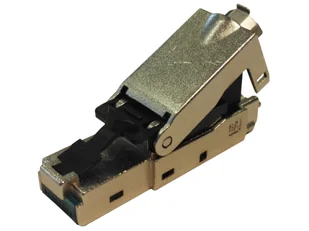 Wtyk RJ45 STP kat.6A 10G POE+, beznarzędziowy na "gruby" drut 22-24 AWG ALANTEC - ALANTEC - Kable miedziane - miniaturka - grafika 1