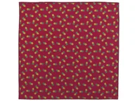 Krawaty i muchy męskie - Ciemnoczerwona/bordowa poszetka w ananasy E293 - miniaturka - grafika 1